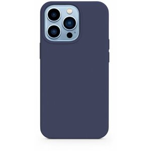 Telefon tok Epico iPhone 13 Pro Max kék szilikon MagSafe tok