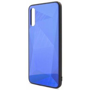 Telefon tok Epico Colour Glass Case Samsung Galaxy A70 kék tok