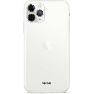 Telefon tok Epico Silicone case 2019 X/XS/11 PRO fehér átlátszó tok