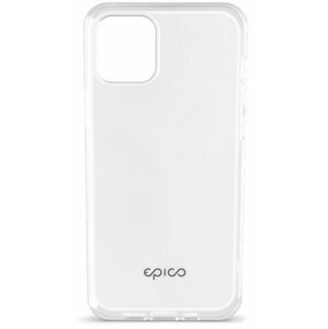 Telefon tok Epico Twiggy Gloss Case iPhone 12 mini fehér átlátszó tok
