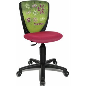Gyerek íróasztal szék TOPSTAR S´COOL NIKI virágos minta