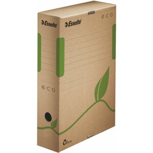 Archiváló doboz Esselte ECO 8 x 32.7 x 23.3 cm, barna-zöld
