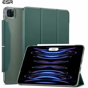 Tablet tok ESR Ascend Trifold iPad Pro 11" (2022/2021) erdőzöld tok