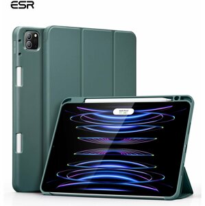 Tablet tok ESR Rebound Pencil iPad Pro 11" (2022/2021) erdőzöld tok