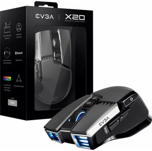 Gamer egér EVGA X20 Wireless Grey - US