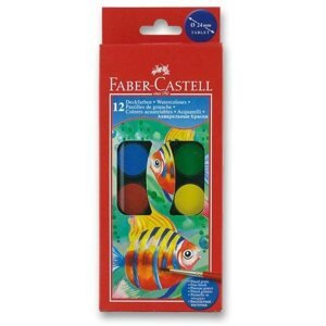 Vízfesték Faber-Castell 24 mm 12 szín