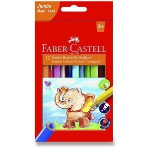 Színes ceruza Faber-Castell Extra JUMBO 12 színű
