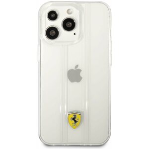 Telefon tok Ferrari PC/TPU 3D Stripes Apple iPhone 13 Pro Max átlátszó tok