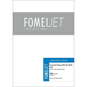Fotópapír FOMEI Jet Aquarella Art Matt 210 A4/5 - próbacsomag