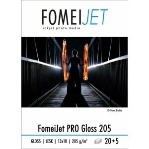 Fotópapír Fomei Jet Gloss 205 13 x 18 - 20 db + 5 db ingyen