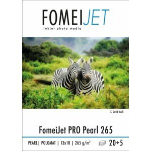 Fotópapír FOMEI Jet PRO Pearl 265 13x18 - 20 db + 5 db ingyen