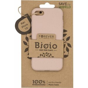 Telefon tok Forever Bioio iPhone 7/8/SE (2020) rózsaszín tok