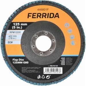 Lamellás korong FERRIDA Flap Disc 125MM G80