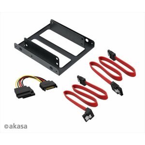 HDD keret AKASA 2,5" SSD & HDD Adapter with SATA Cables