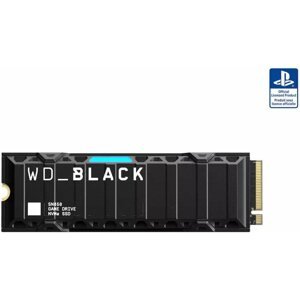 SSD meghajtó WD BLACK SN850 NVMe Heatsink PS5-höz 1 TB