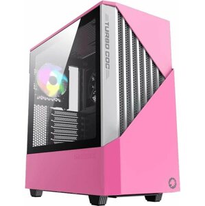 Számítógépház GameMax Contac COC White/Pink