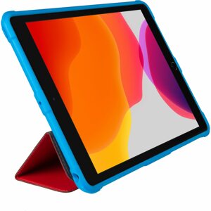 Tablet tok Gecko Covers Apple iPad 10.2" (2019/2020/2021) készülékhez Super Hero gyerek Cover kék-piros