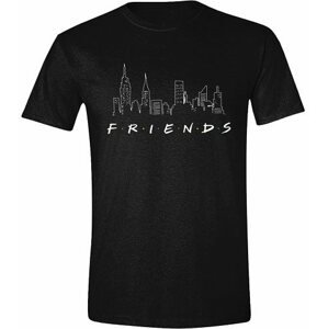Póló Friends - Logo and Skyline - póló, L