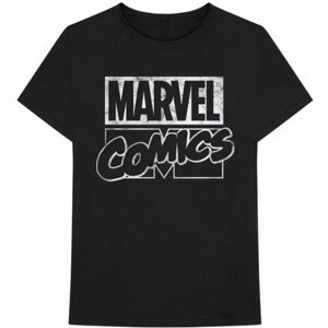 Póló Marvel Comics - Logo - fekete póló