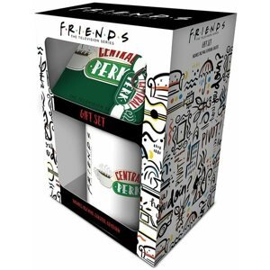 Ajándék szett Friends - Central Perk - bögre, kulcstartó, poháralátét