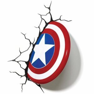 Fali lámpa Captain America - Shield - dekoratív fali lámpa