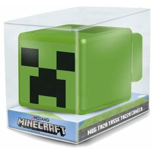 Bögre Minecraft - Creeper - 3D bögre