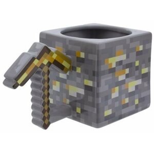 Bögre Minecraft - Gold Pickaxe - 3D bögre