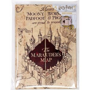 Jegyzetfüzet Harry Potter - Marauders Map - jegyzetfüzet
