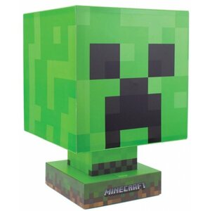 Asztali lámpa Minecraft - Creeper Icon - 3D lámpa