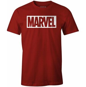 Póló Marvel - Red Classic Logo - póló, L
