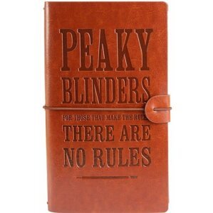 Jegyzetfüzet Peaky Blinders - There Are No Rules - utazási jegyzetfüzet