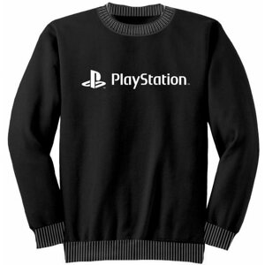 Pulóver PlayStation - White Logo - kapucnis pulóver