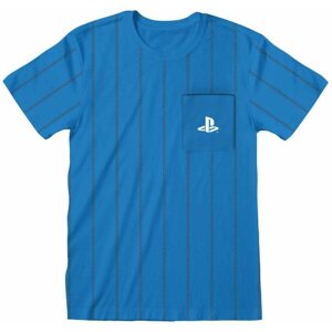 Póló PlayStation - Striped Pocket Logo - póló