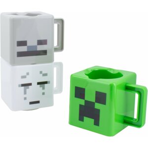 Bögre Minecraft - Stacking Mugs - 3 bögréből álló készlet