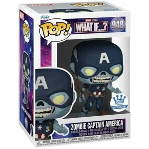 Figura Funko POP! What if…? - Zombie Captain America (Bobble-head)