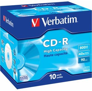 Média Verbatim CD-R 40x DataLife Protection, 40x 10 db egy dobozban