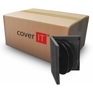 CD/DVD tok Cover IT box: 8 DVD 27mm black - karton 50db