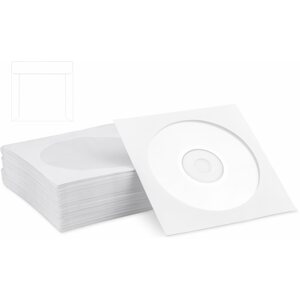 CD/DVD tok Papírtok leragasztható fedéllel - 100 db-os csomagolás