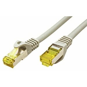 Hálózati kábel OEM S/FTP Cat 7 patch kábel, RJ45 csatlakozóval, LSOH, 0,25m, szürke
