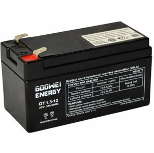 Akkumulátor szünetmentes tápegységhez GOOWEI ENERGY Karbantartásmentes ólomakkumulátor OT1.3-12, 12V, 1,3Ah
