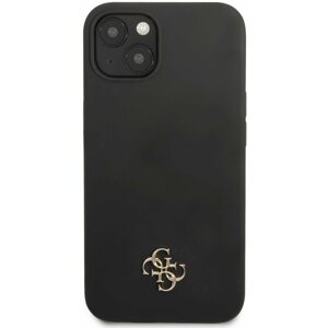 Telefon tok Guess 4G Silicone Metal Logo tok Apple iPhone 13 készülékhez Black