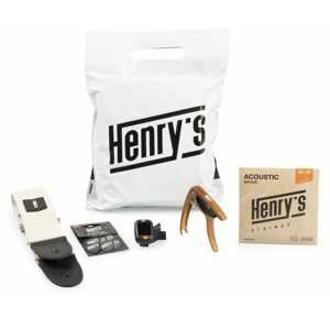Hangszer tartozék Henry`s Acoustic pack - húrok, capodastr, hangoló, pengető, szíj