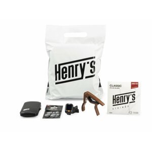 Hangszer tartozék Henry`s Classic pack - húrok, Capodaster, hangoló, pengetők, manikűr