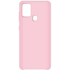 Telefon tok Hishell Premium Liquid Silicone Samsung Galaxy A21s rózsaszín tok