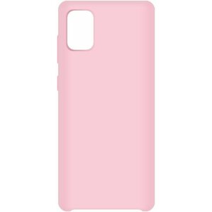 Telefon tok Hishell Premium Liquid Silicone Samsung Galaxy A31 rózsaszín tok