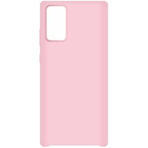 Telefon tok Hishell Premium Liquid Silicone Samsung Galaxy Note 20 rózsaszín tok