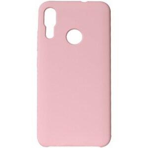 Telefon tok Hishell Premium Liquid Silicone Motorola Moto E6 Plus rózsaszín tok