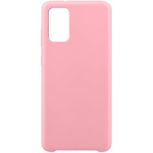 Telefon tok Hishell Premium Liquid Silicone Samsung Galaxy S20+ rózsaszín tok