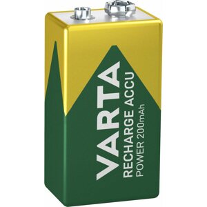Tölthető elem VARTA Recharge Accu Power Tölthető elem 9 V 200 mAh R2U 1 db
