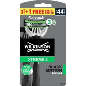 Eldobható borotva WILKINSON Xtreme3 Black Edition Comfort 3+1 db
